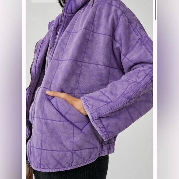 Free People Quilted Doleman Jacket Size Large - Picture 2 of 8
